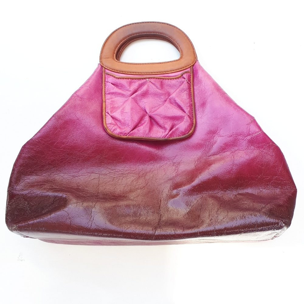 Elliott Lucca | Ombré Patent Leather  Handbag